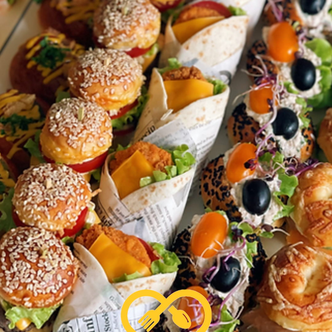 plateau navettes, bagel, wrap, burger & hot dog | 20 pcs