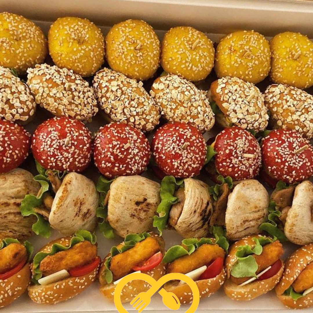 plateau pita, long-fish, burgers, navettes | 30 pcs