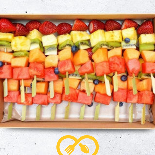 Brochettes de fruits de saison | 15 pcs