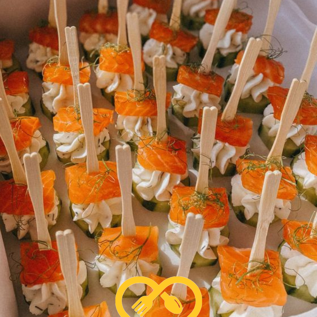 bouchées de saumon mariné | à l'unité