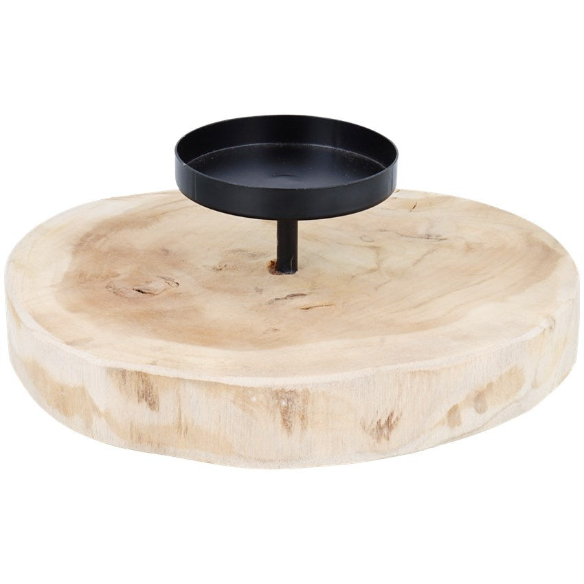 chandelier bois rondin