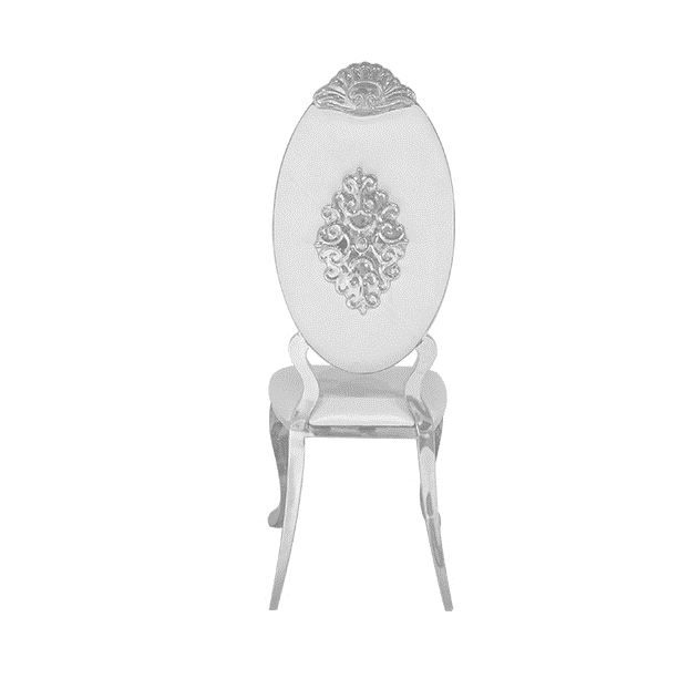 chaise royale - argenté