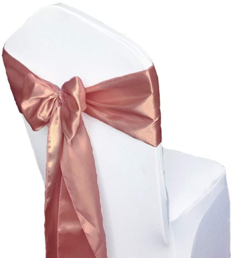 noeud satin - rose gold