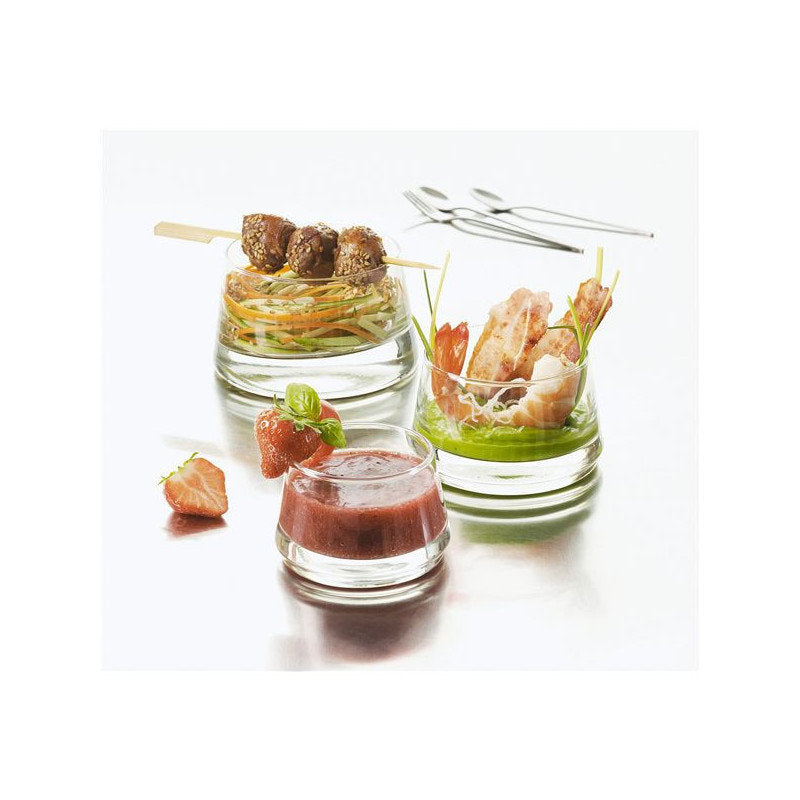 pyramide de 3 verrines - transparent