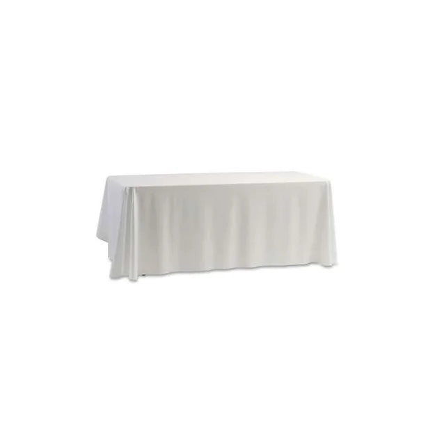 nappe rectangulaire marbrée - blanc