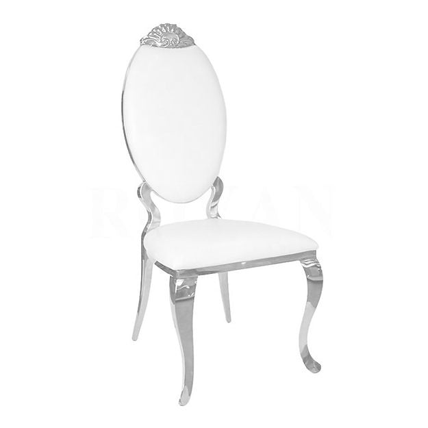 chaise royale - argenté