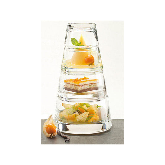 PYRAMIDE DE 3 VERRINES - TRANSPARENT