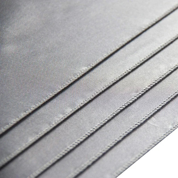 noeud satin - argenté