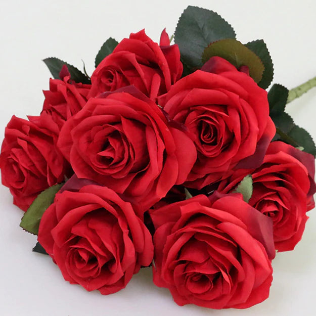 bouquet de roses - 10 pcs - rouge