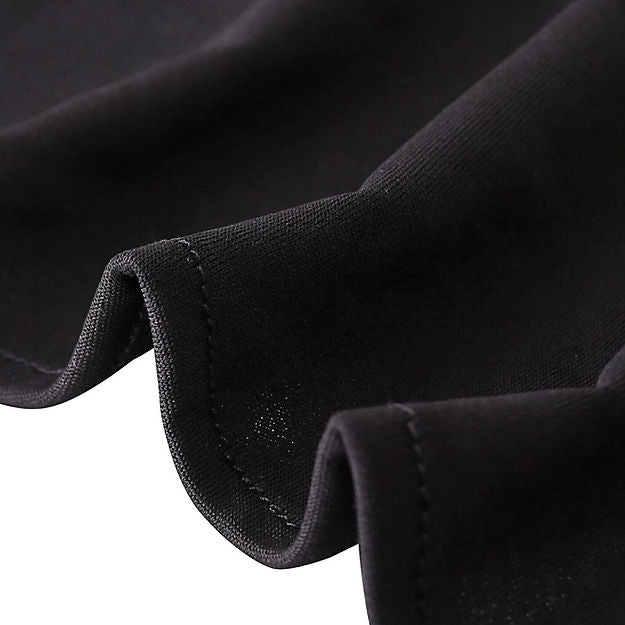 noeud lycra + broche - noir