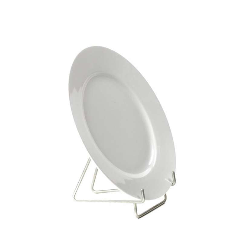 assiette ronde plate 21 cm - blanc
