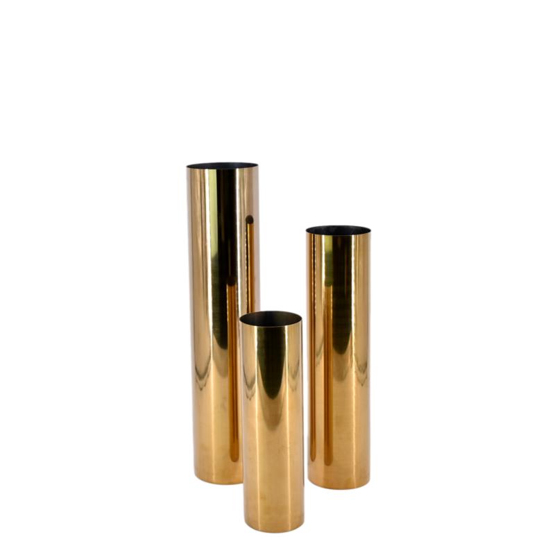 lot 3 vases or cylindres