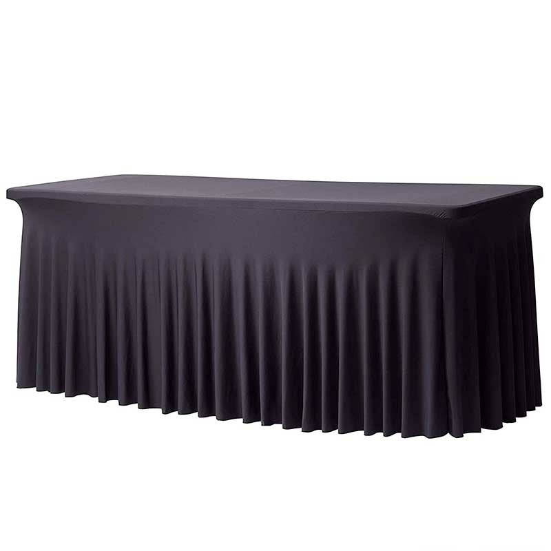 nappe juponnée lycra - noir