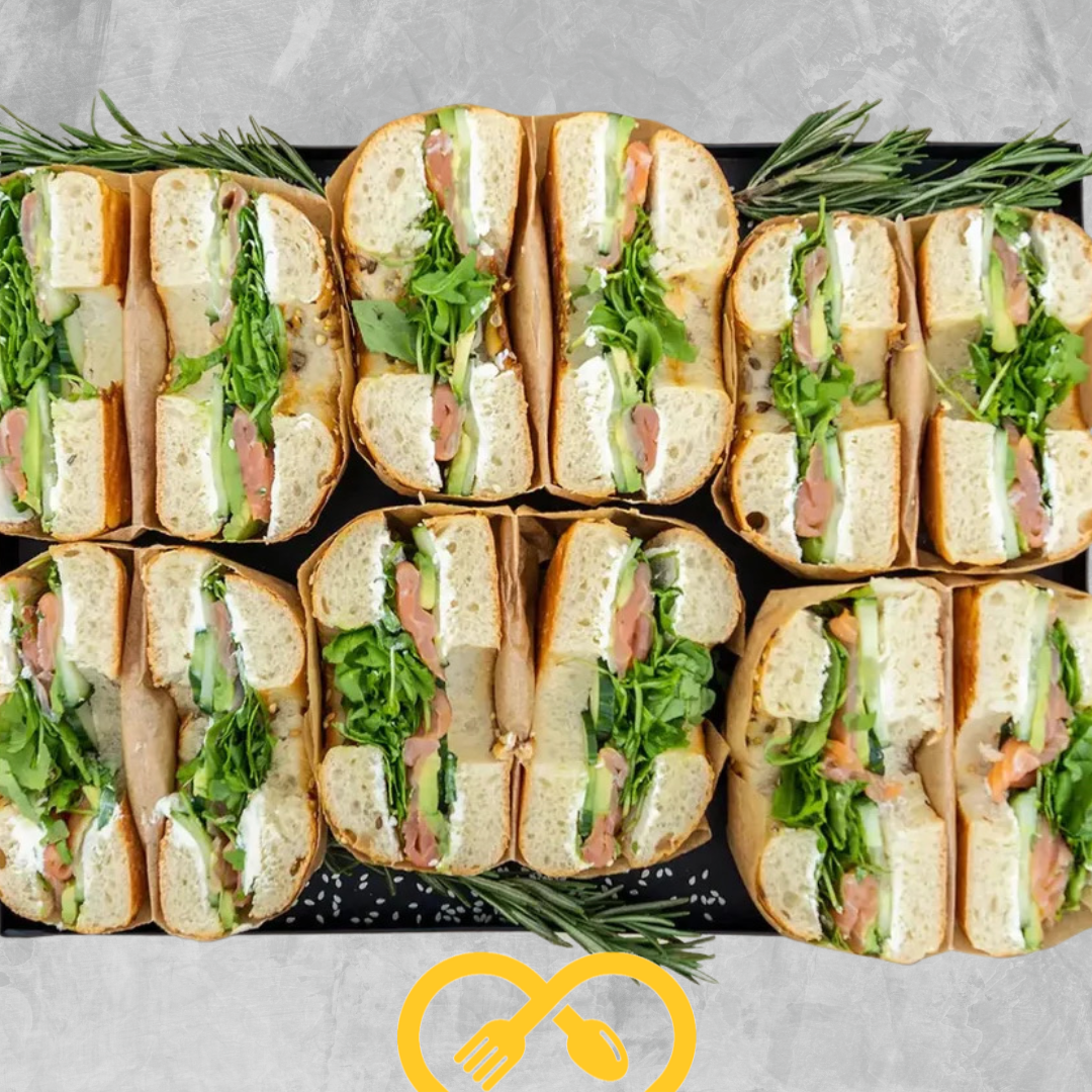 Plateau de Demi-bagels Nordiques x 12pcs