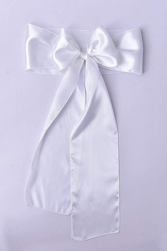 NOEUD SATIN - BLANC