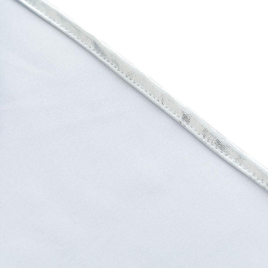 NOEUD LYCRA + BROCHE - ARGENTÉ