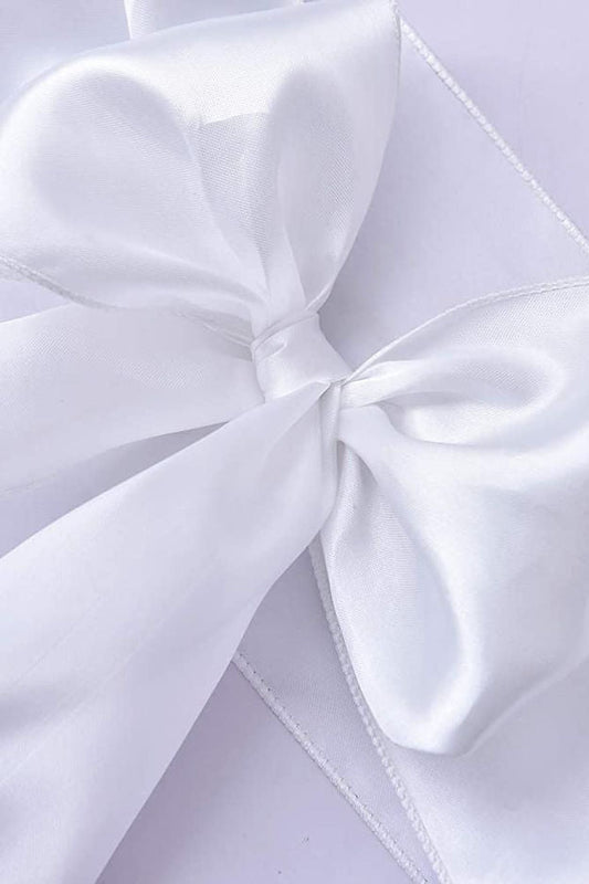 NOEUD SATIN - BLANC